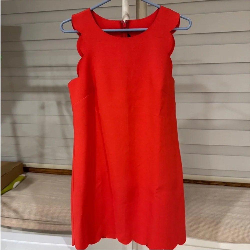 J. Crew Scalloped Sheath dress sz 6 - Picture 2 of 7